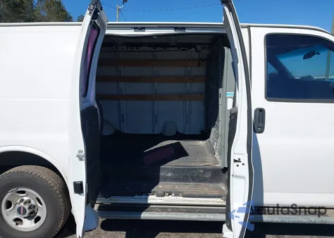 2014 GMC Savana 2500 Work Van z USA, uszkodzony, nr VIN 1GTW7FCAXE1904565